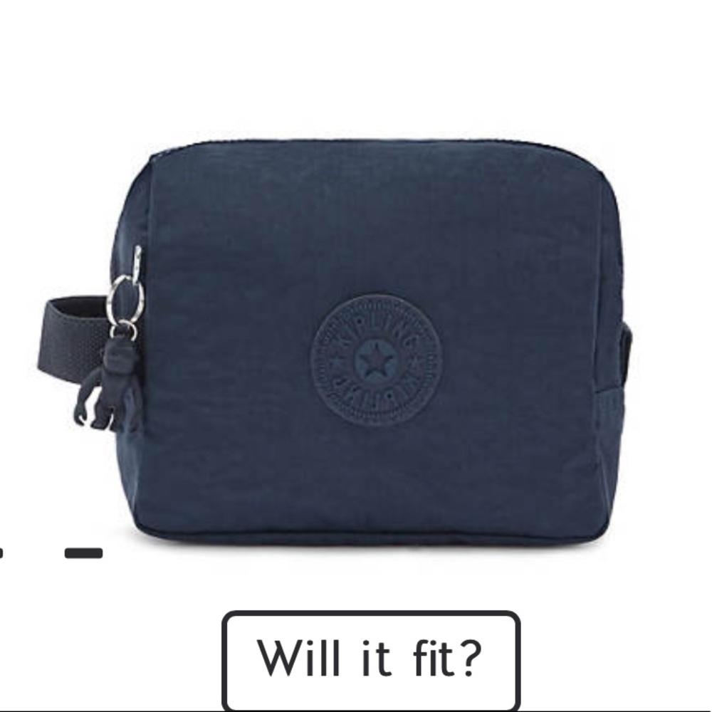 Brand new Kipling Parac Small Toiletry Bag Navy